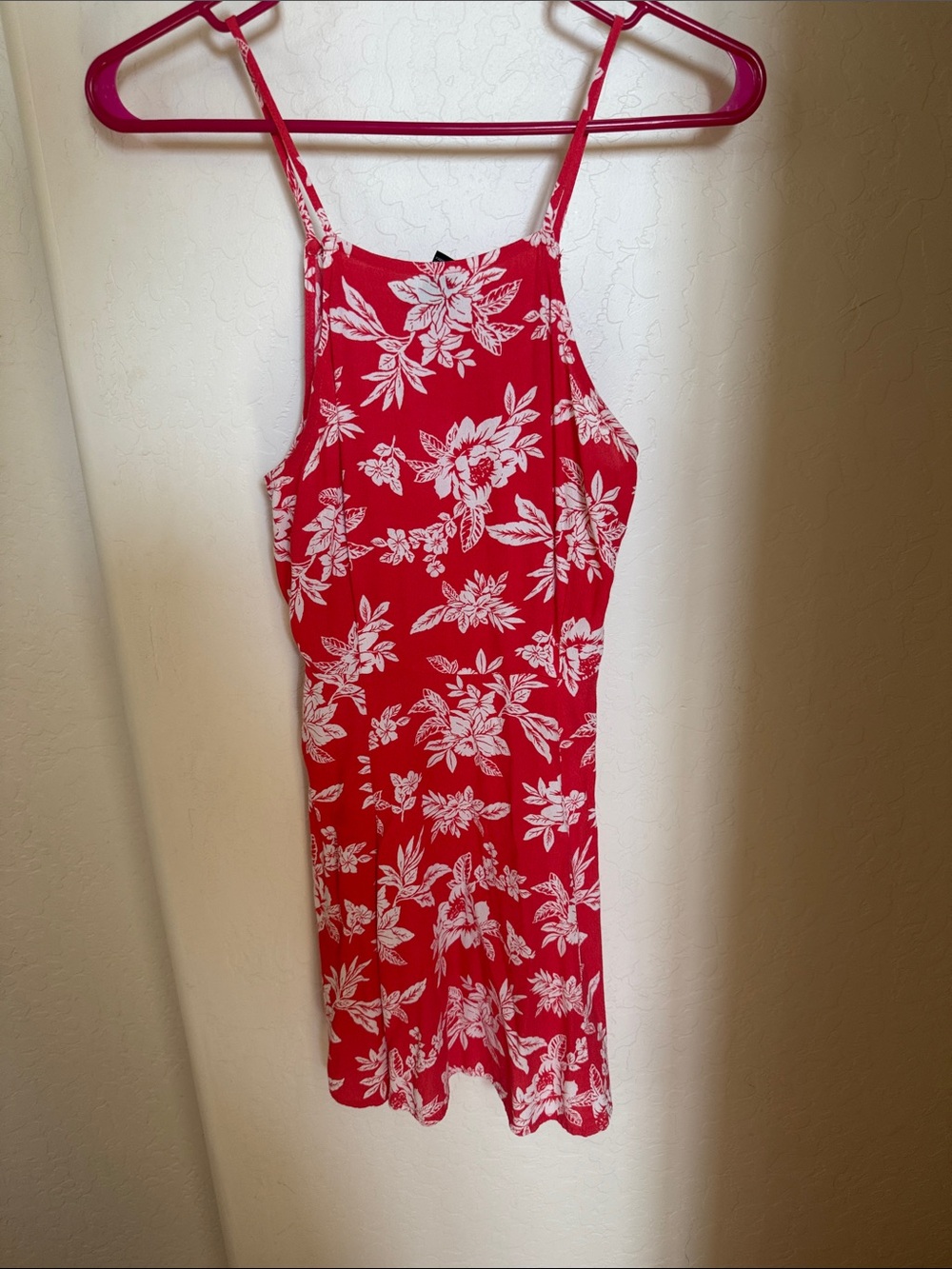Forever 21 Red Floral Mini Dress